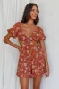 Fancy Free Cut-Out Waist Romper Floral Rose sold by Selfie Leslie