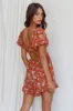 Fancy Free Cut-Out Waist Romper Floral Rose sold by Selfie Leslie
