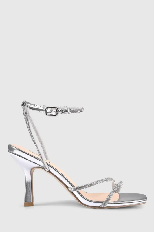 VERALi Pepper Strappy Sandals Silver sold by Selfie Leslie