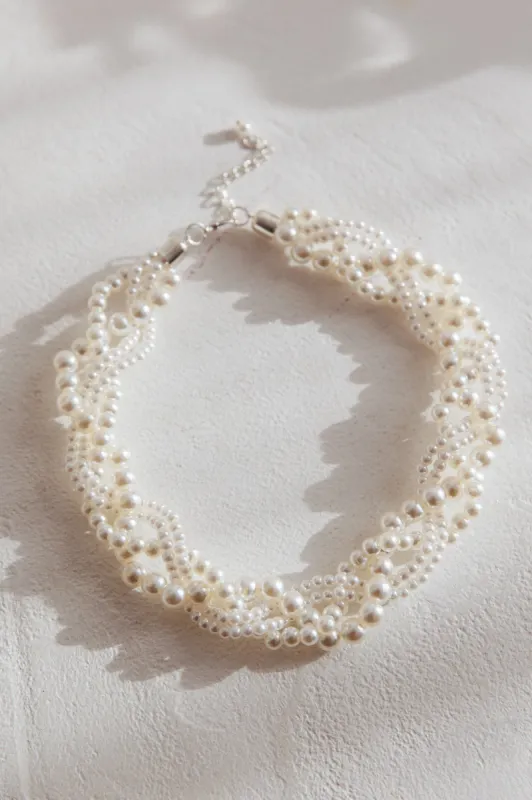 Your Smile Pearl Necklace Silver sold by Selfie Leslie