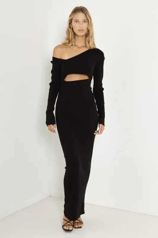 SNDYS Aurora Maxi Dress Black sold by Selfie Leslie