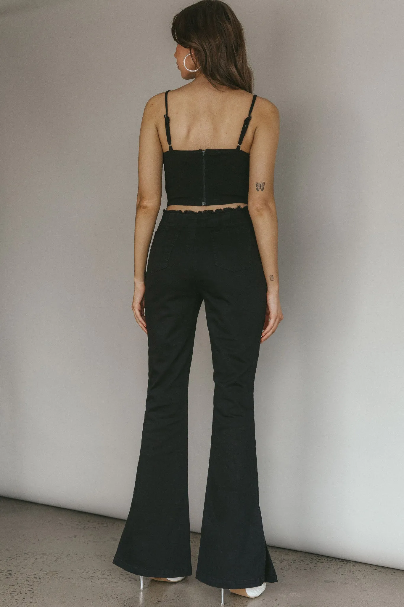 Mahla Flared Pants Black sold by Selfie Leslie product image thumbnail 2