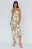 Egypt Cami Strap Maxi Dress Print Green sold by Selfie Leslie