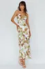 Egypt Cami Strap Maxi Dress Print Green sold by Selfie Leslie