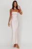 Damsel Reverse Halter Maxi Dress Blush sold by Selfie Leslie