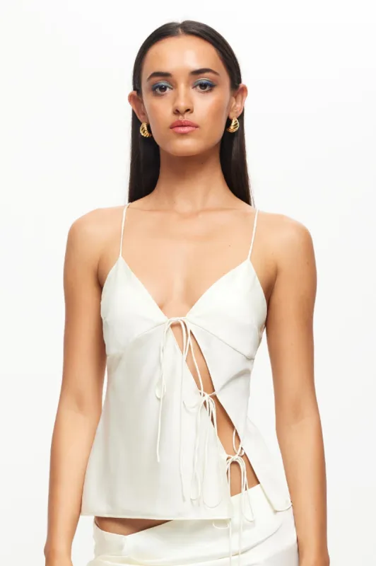 LIONESS Mariah Cami Top Cornsilk made by Lioness