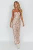Kona Cowl Back Midi Dress Floral Beige sold by Selfie Leslie