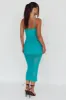Jahzel Ruched Mesh Midi Dress Green sold by Selfie Leslie
