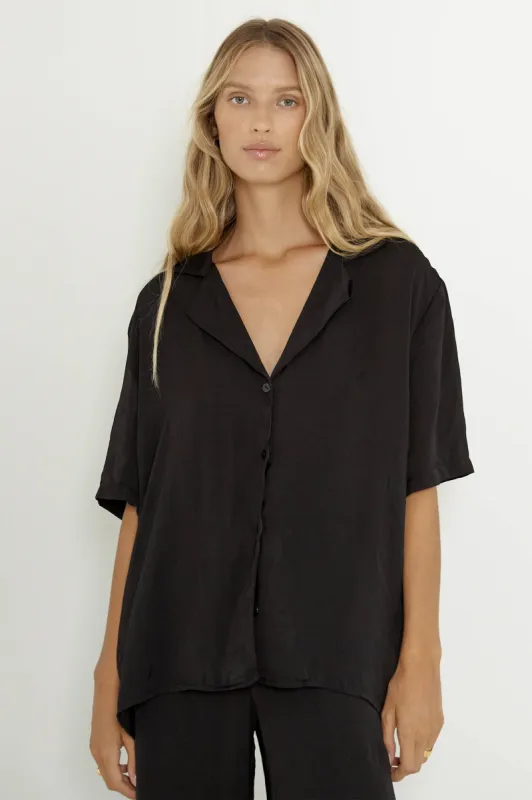 SNDYS Hallie Shirt Black sold by Selfie Leslie