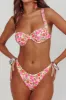 Truly Yours Underwire Bikini Top Yellow Floral sold by Selfie Leslie