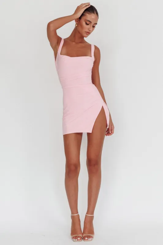 wont bite backless mini dress Sexy Black Silk Ruffled Backless Mini Dress main image 1