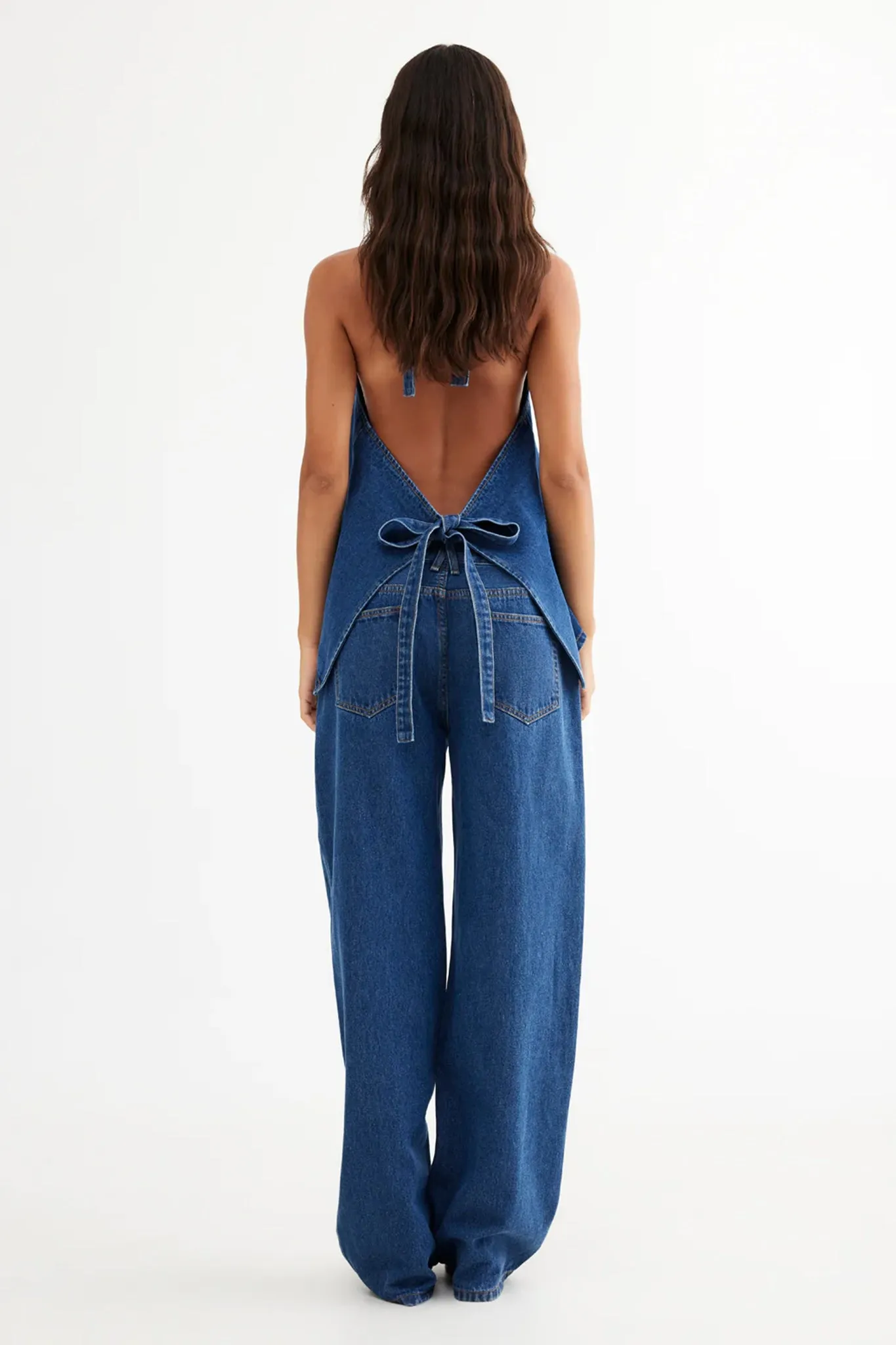 LIONESS Hills Halter Dark Denim sold by Selfie Leslie product image thumbnail 2