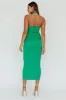 Mari Halterneck Midi Dress Green sold by Selfie Leslie