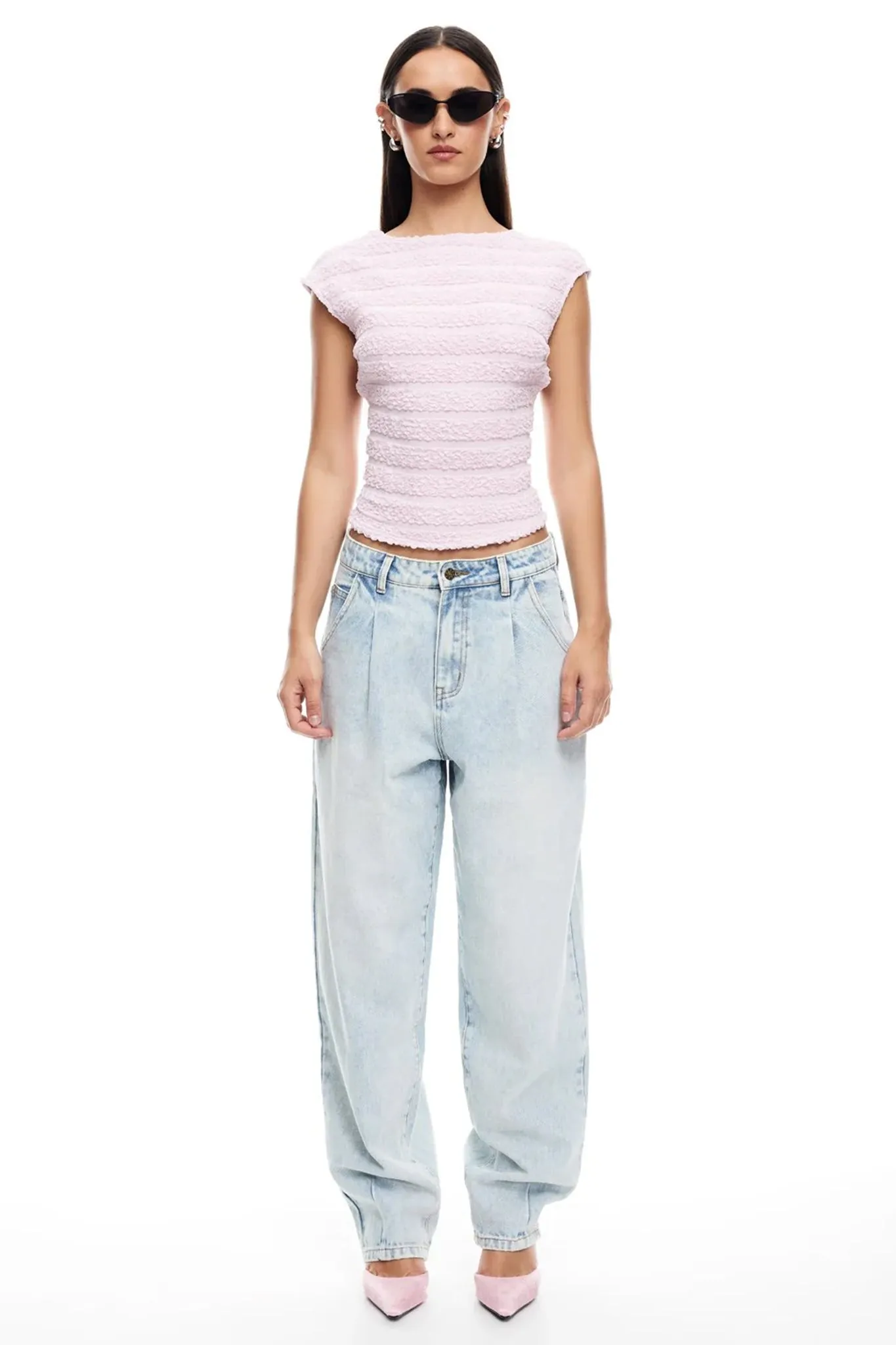 LIONESS Uno Tie Top Blush sold by Selfie Leslie product image thumbnail 3