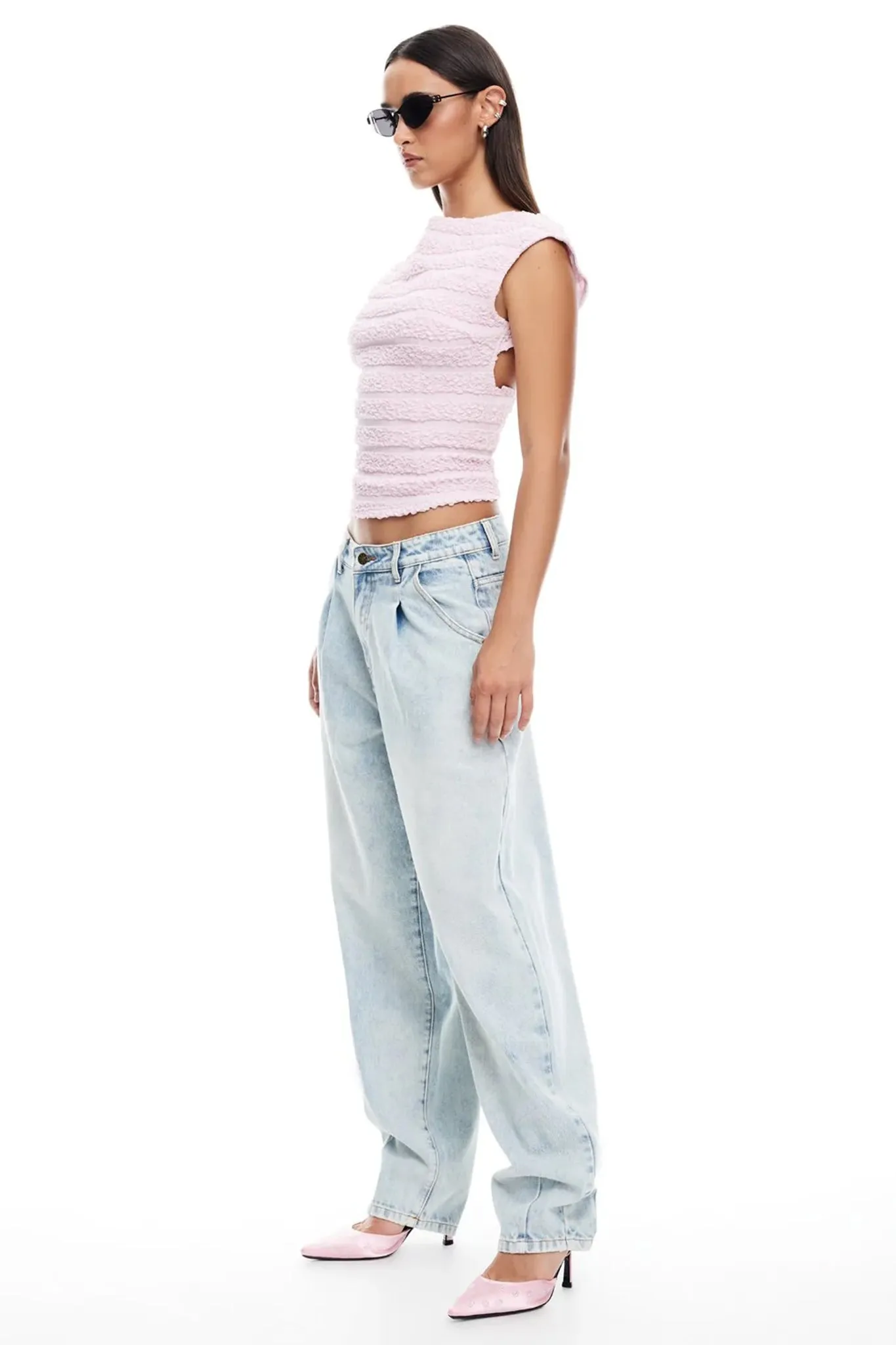 LIONESS Uno Tie Top Blush sold by Selfie Leslie product image thumbnail 4