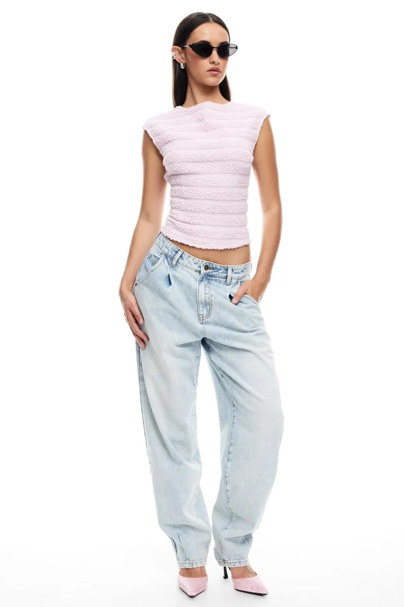 LIONESS Uno Tie Top Blush sold by Selfie Leslie product image thumbnail 5