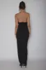 Slow Dance Chain Halter Midi Dress Black sold by Selfie Leslie