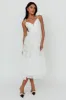 Lake Como Floral Embroidered Midi Dress White sold by Selfie Leslie