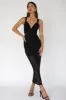 Willa Ruched Cut-Out Maxi Dress Black sold by Selfie Leslie