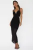 Willa Ruched Cut-Out Maxi Dress Black sold by Selfie Leslie
