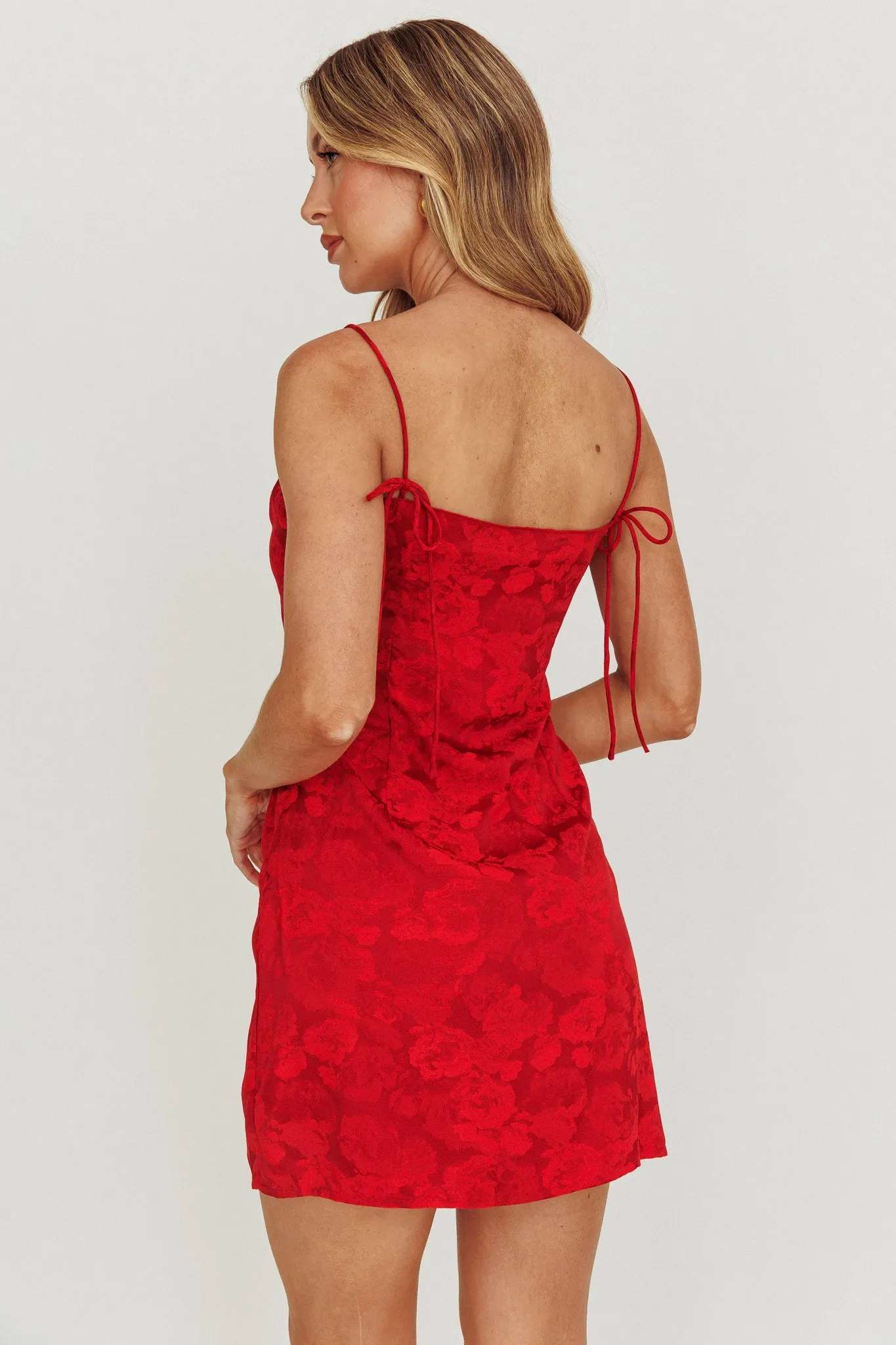 Come Here Mini Dress Red sold by Selfie Leslie product image thumbnail 2