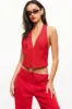 LIONESS Je Suis Halter Top Crimson sold by Selfie Leslie