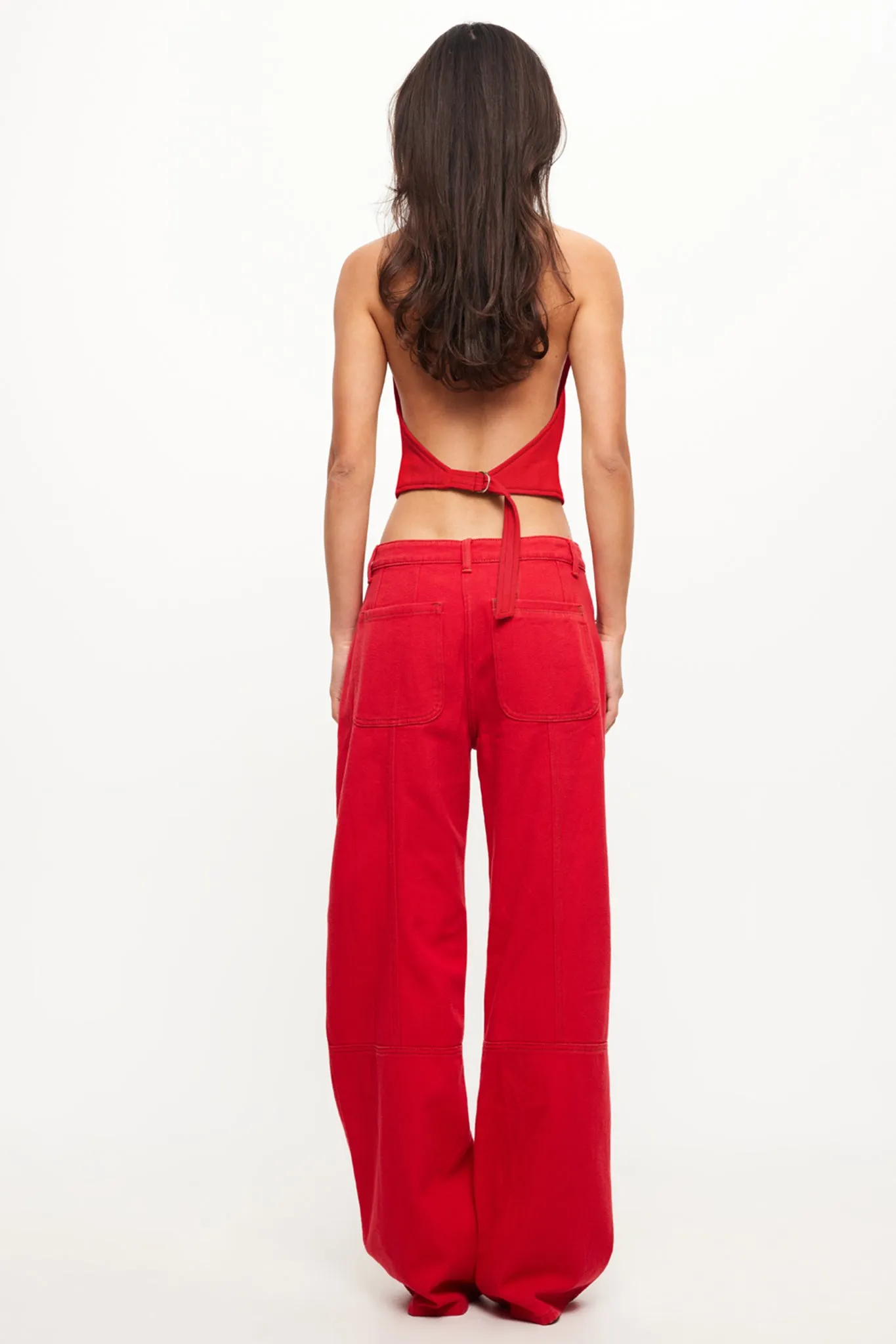 LIONESS Je Suis Halter Top Crimson sold by Selfie Leslie product image thumbnail 2