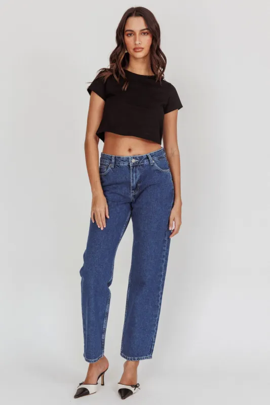 DR DENIM Arch Straight Jeans Pebble Mid Stone sold by Selfie Leslie