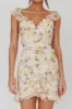 Make Memories Frill Strap Mini Dress Floral Yellow sold by Selfie Leslie