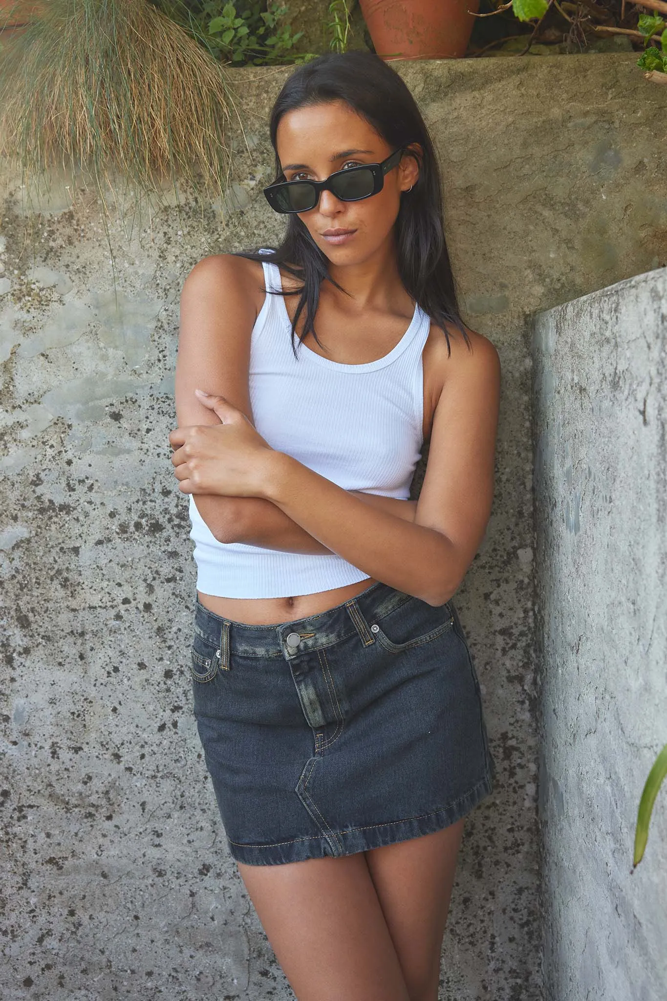 DR DENIM Ziggy Mid Skirt Black sold by Selfie Leslie product image thumbnail 3