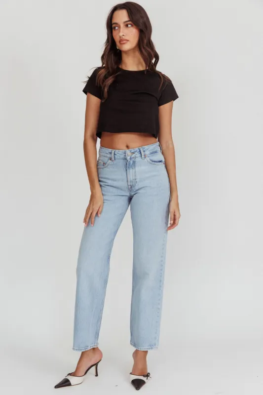 DR DENIM Arch Straight Jeans Stream Light Used sold by Selfie Leslie