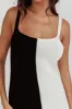 Sunday Fun Day Knit Maxi Dress Black Cream sold by Selfie Leslie