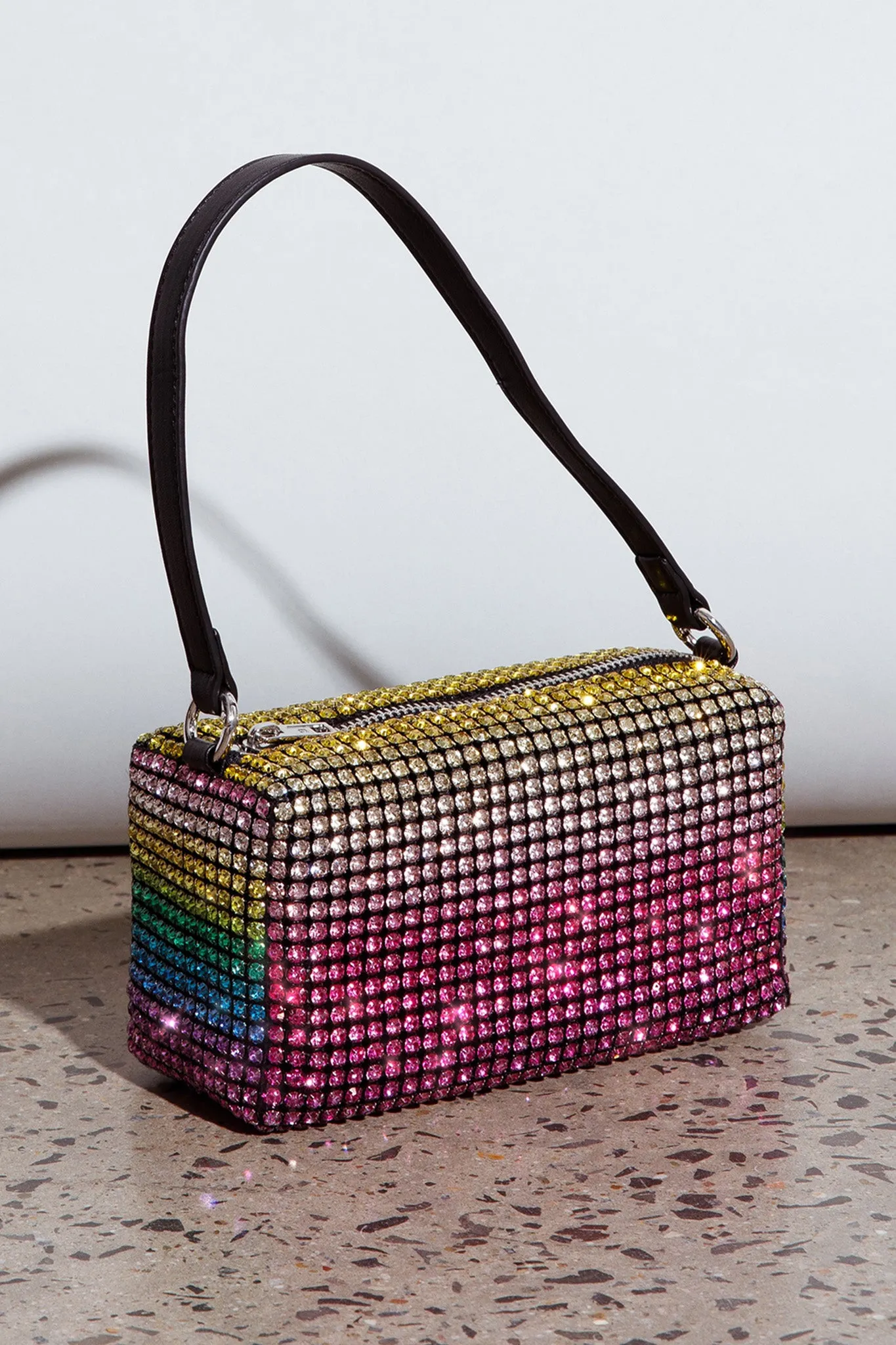 Mara Crystal Rectangular Bag Green Multi sold by Selfie Leslie product image thumbnail 4