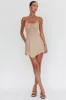 Moon Walker Sheer Rhinestone Mini Dress Nude sold by Selfie Leslie