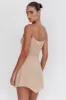 Moon Walker Sheer Rhinestone Mini Dress Nude sold by Selfie Leslie