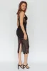 Milano Crochet Lace Midi Dress Black sold by Selfie Leslie