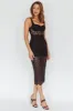 Milano Crochet Lace Midi Dress Black sold by Selfie Leslie