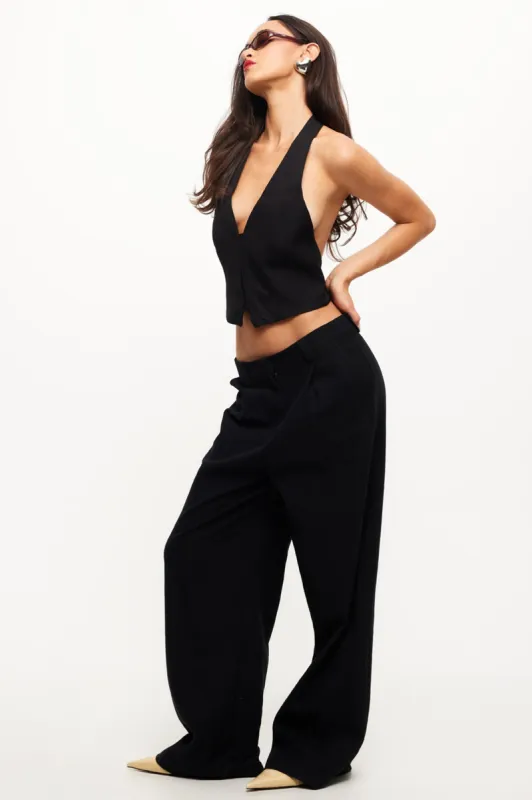 LIONESS Je Suis Pants Onyx sold by Selfie Leslie