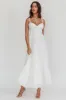 Neptune Cut Out Back A-Line Maxi Dress White sold by Selfie Leslie