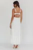 Neptune Cut Out Back A-Line Maxi Dress White sold by Selfie Leslie