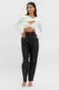 Foxy Twist Long Sleeve Crop Top White sold by Selfie Leslie