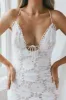 Mielle Lace Midi Dress White sold by Selfie Leslie