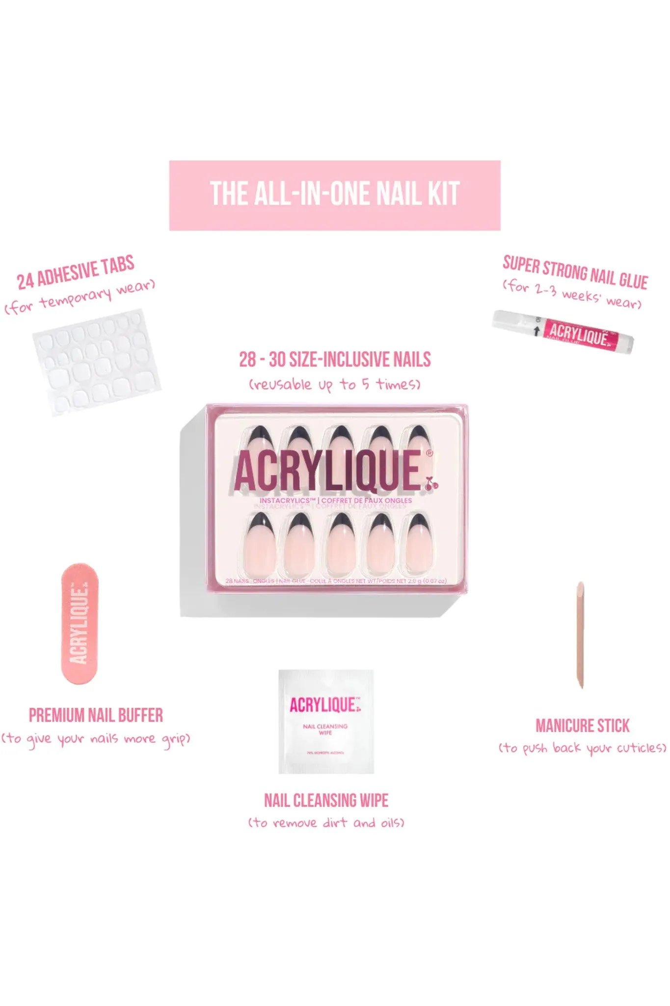 ACRYLIQUE Instacrylics Midnight Martini sold by Selfie Leslie product image thumbnail 3