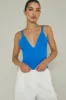 City V-Neck Knit Top Blue sold by Selfie Leslie