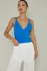City V-Neck Knit Top Blue sold by Selfie Leslie