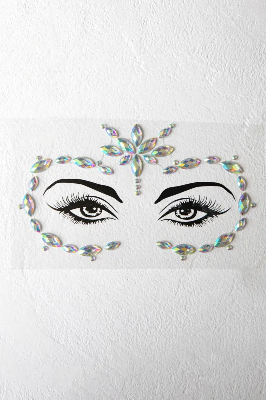 Electric Nights Face Jewels Multi E sold by Selfie Leslie