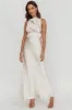 Isabella Satin Maxi Dress Champagne sold by Selfie Leslie