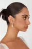 Maia Pearl Diamante Earrings Gold sold by Selfie Leslie