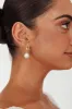 Maia Pearl Diamante Earrings Gold sold by Selfie Leslie