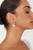 Maia Pearl Diamante Earrings Gold sold by Selfie Leslie